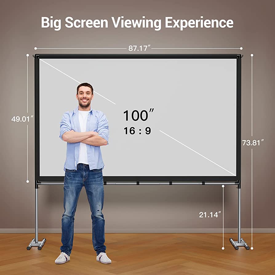 How Big Is the 100 Inch Projector Screen?