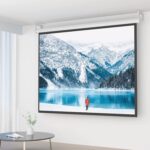 How to Hang a Projector Screen from the Ceiling?