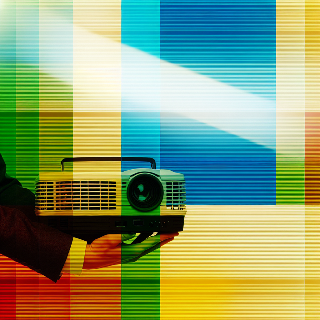 projector for business presentation