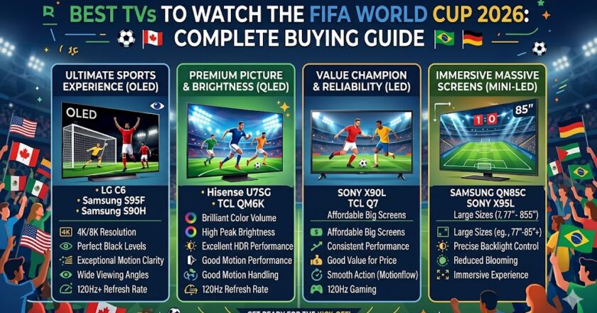 Best TVs to Watch the FIFA World Cup 2026: Complete Buying Guide